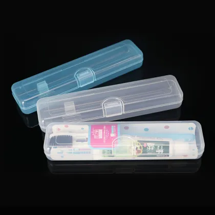 travel toothbrush toothpaste box toothbrush case plastic