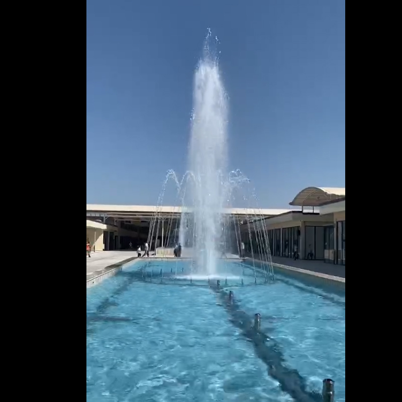 Beautiful Uzbekistan Pool Fountain