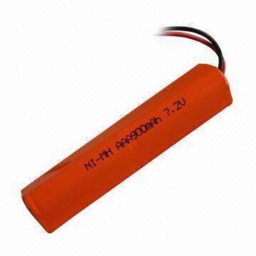 NiMH 900mAh Rechargeable Battery Pack, 7.2 Voltage, CE/RoHS/UL Certificates