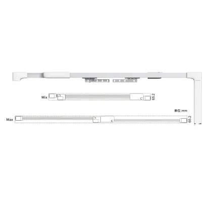 Motorized Extendable Curtain Track