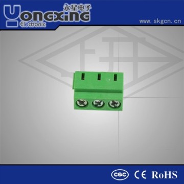 Hot sale 5.00mm 10Amp 300V AC Euro Type PCB Screw Terminal Blocks / wago terminal block