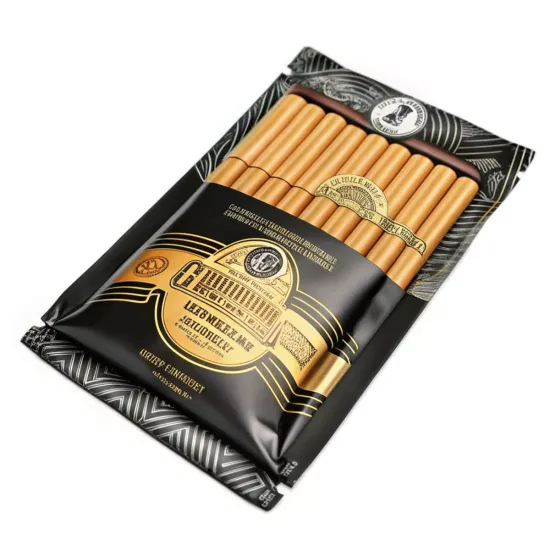 Custom Printed Ziplock Cigar Humidifier Travel Bag