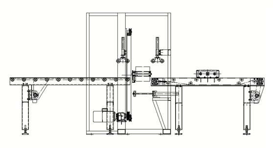 horizontal packaging machine Dim