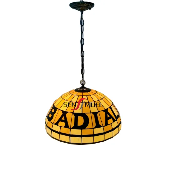 Deco Style Tiffany Hand-Welded Iron Chandelier: A New Stained Glass Artisanal Process