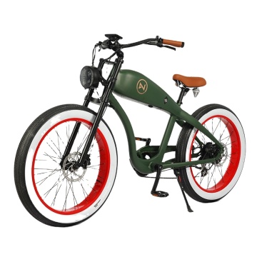 26 Inch Vintage Electric Bike with 250W Lithium Battery for Adults