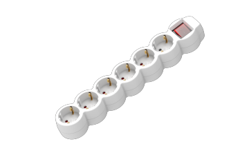 6-Way Germany Power strip