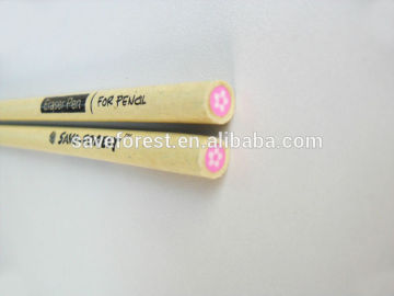 colorful eraser pencil made of paper