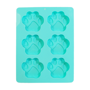 Silicone Mold Chocolate Cat Paw Handmade Soap Cake Mold