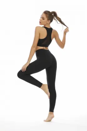 Custom Two Piece Tight Sportswear Yoga Set Suit