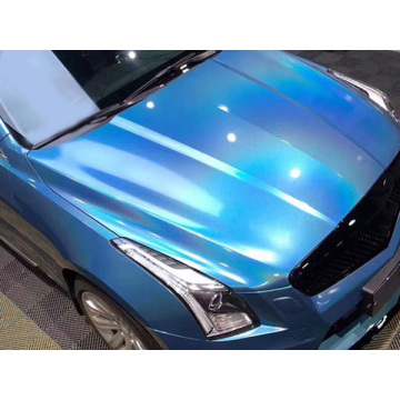 jóias laser de arco-íris azul envoltório carro vinil
