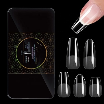 Wholesale Semi Frosted Traceless Hard Nail Extension Tips 480pcs/Box