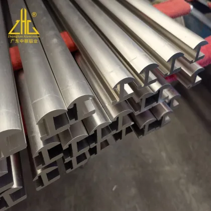 Brilliant Shiny Anodized Aluminum Profile for Shower Rooms - Germany/Russia Standard