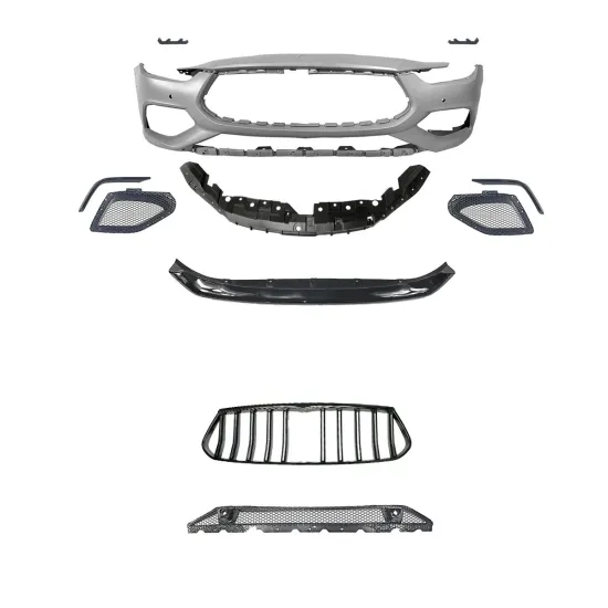 2018-2021 Maserati Ghibli Modena S Front Face Body Kit and Facelift Accessories