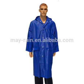 long PVC raincoat for Men