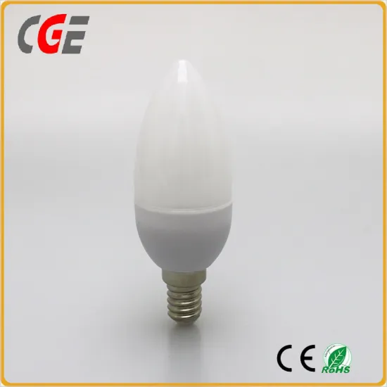 LED Bulb LED Lamps Ce, RoHS Approved E15 5W LED Candle Light Plastic Cheap LED Light LED Lamp