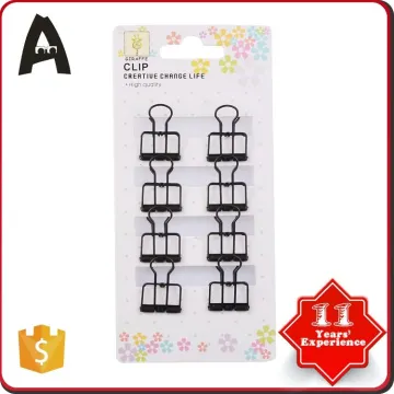 High Quality factory directly 32mm binder clips with logo printing