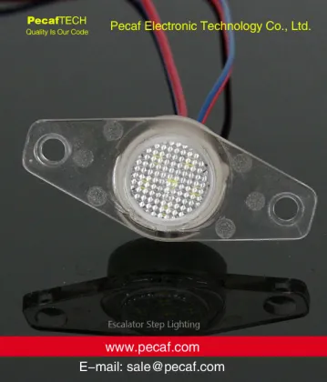 Escalator apron board Lighting