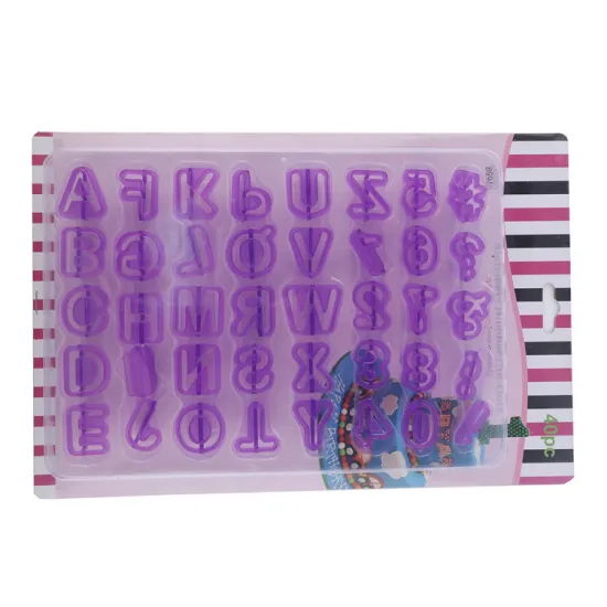 Hot Sale OEM DIY 3D Handpress English Words Cake Molds & Cookie Cutters