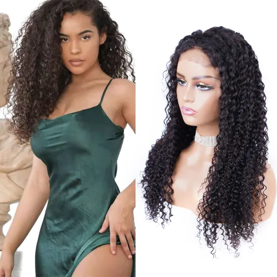 Hot selling Curly Wave 100% Natural Bob Pixie Cut Full Lace Frontal for Black Women HD Lace Front Human Hair Wigs