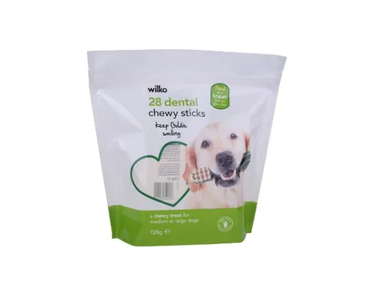 Recycled Plastic Pet Treats Food Grade Printed Doypouch