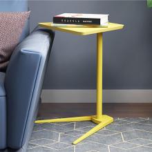 Yellow wood bedside tables