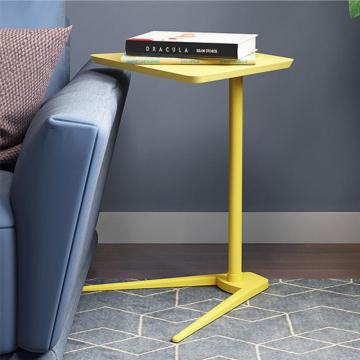 Yellow wood bedside tables