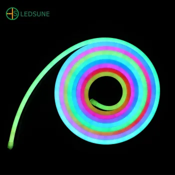 RGBIC Neon Rope Light - Flexible Silicone LED Strip for Bedrooms and Gaming Rooms