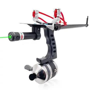 Long-Range Hunting and Fishing Telescopic Catapult: Three-Level Tension Slingshot