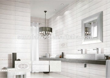 nice full set of glazed tiles with wall and floor tiles matched deco and border