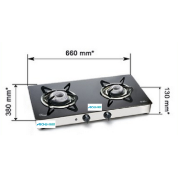 2 Burners LPG Gas Cooktop