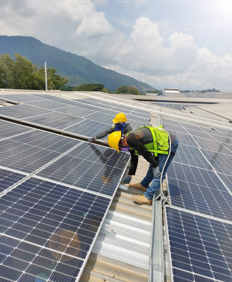 Sistem Tenaga Solar Solar 20KW Sistem Panel Suria