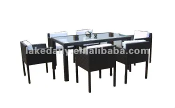 outdoor polyrattan dining set