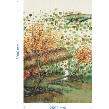 Natural scenery color art oil painting tiles