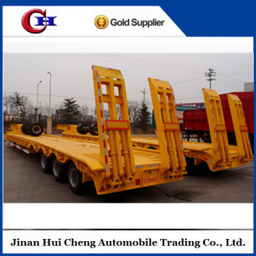 Detachable low bed trailer,hydraulic low bed trailer, 50 ton low bed trailer