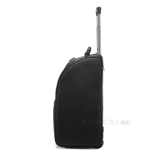 Black 1680D nylon rolling trolley professional travel cosmetic bag makeup nylon beauty case