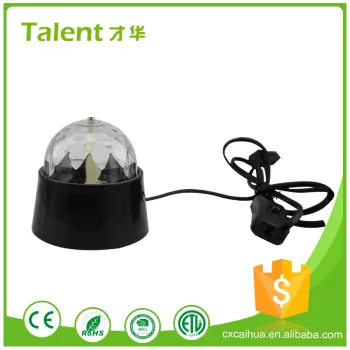 Talent CH-WQD-B factory sale custom plastic 3w six color bulb with a socket