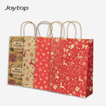Joytop Wholesale Elk Snowflake Snowman Christmas Tote Bags