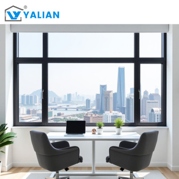 Aluminum Alloy Casement Windows Double Tempered Glass