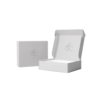 Custom Logo Printed Corrugated Shipping Boxes for Skincare and Clothing Mailers