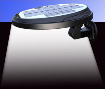 2015 New Product Garden Rotatable Solar Powered Led Light with Motion Sensor