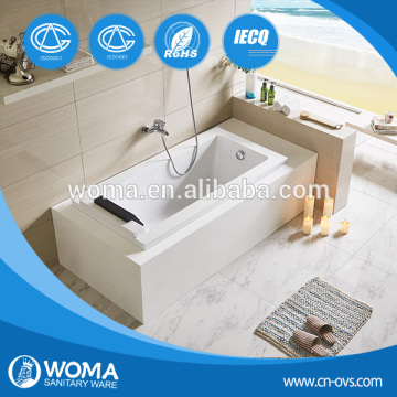 Simple Acrylic drop-in Bathtub for hotel Q356A