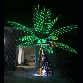 Large Outdoor Decorated Coconut Tree Light: Illuminating Outdoor Spaces