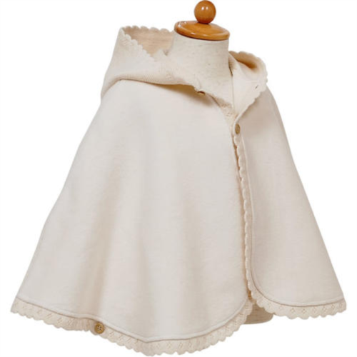 Fashion White Knit Cape in vendita