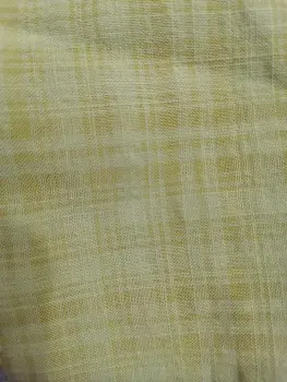 Rayon Cotton Plain Dyed Two Tone Check Fabric