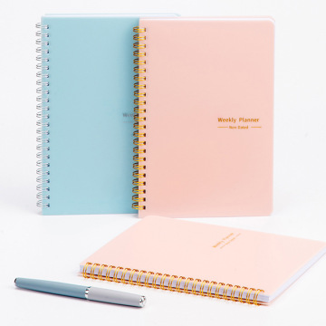 2024 Customizable A5 Pink Spiral Bound Weekly & Monthly Manifestation Goal Diary Journal Planner and Agenda Notebook