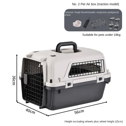 Wholesale Pet Air Conditioned Travel Car Box - Portable, Multifunctional, and Fenced