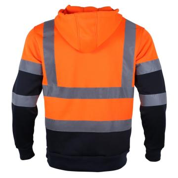 Safety Clothing Hi-vis Workwear EN20471 Reflective Hoodie