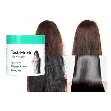 Organic Shea Butter Herbal Hair Mask for Women - Moisturizing Hair Damage Repair & Nourishing Smoothing Care