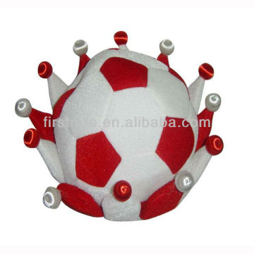 football fans scarf and hat