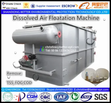 DAF Device For Oily Water Oil Removal and TSS Remove Dissolved Air Floatation
